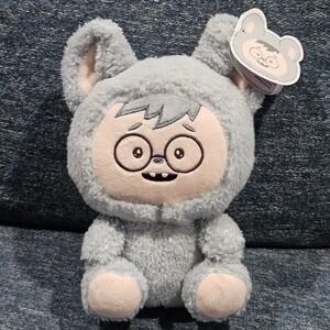 LaBabies "BOBO" Plush Monster Toy Gray Character Stuffed Animal